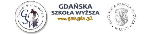 Logo Mazurska Szkoła Wyższa (włączenie do GSW)